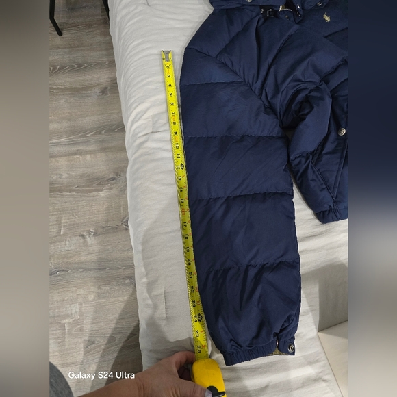 Polo by Ralph Lauren Men's Blue and Tan Puffer Jacket. Brand New W/O Tag - Picture 11 of 12